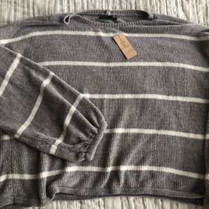 American Eagle Soft Striped Chenille Sweater